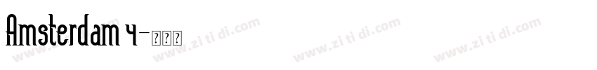 Amsterdam 4字体转换